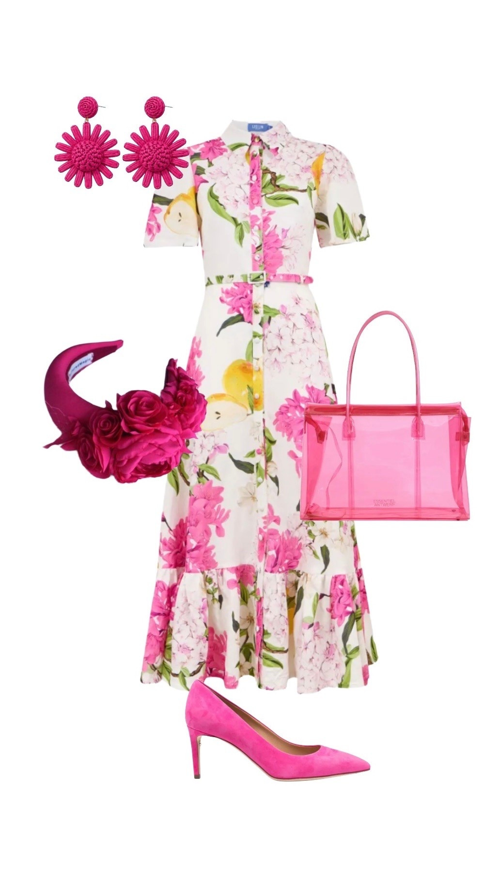 Flower Power Designer Event Dressing! If you’re heading to Chelsea Flower Show and fully intend to compete with the flowers - then this is the dress! 

Dress - Leo Lin at Farfetch 

Headband - Etsy

Bag - Essentiel Antwerp at Farfetch 

Pink Shoes - Ferragamo at Farfetch

#LTKdresses #LTKsummer #LTKluxury #LTKspring