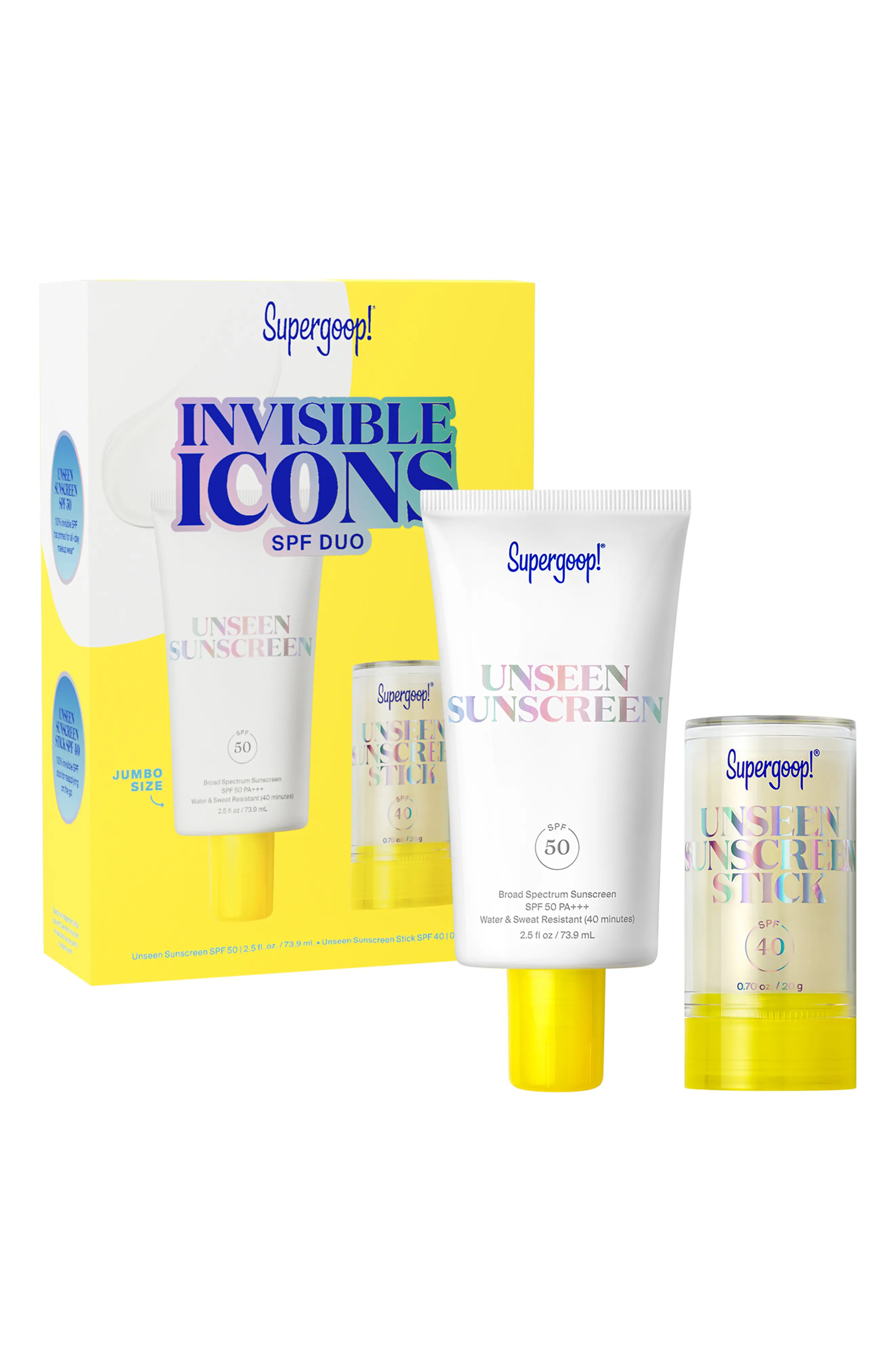 Supergoop!\u00ae Invisible Icons SPF Set $80 Value (Women) | Nordstrom | Nordstrom
