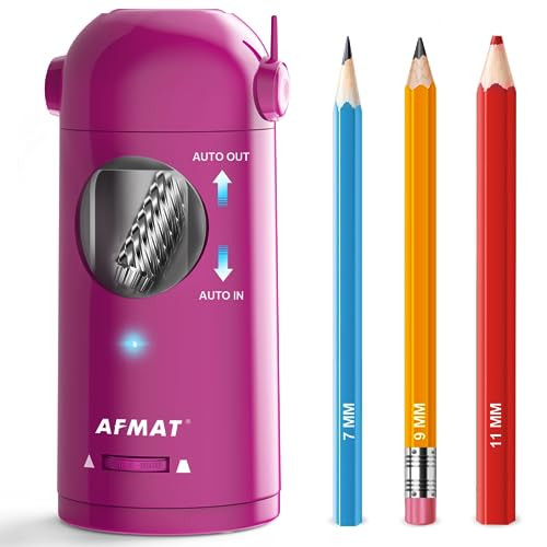 AFMAT Electric Pencil Sharpener, Fully Automatic Pencil Sharpener for Colored Pencils 7-11.5mm, A... | Amazon (US)