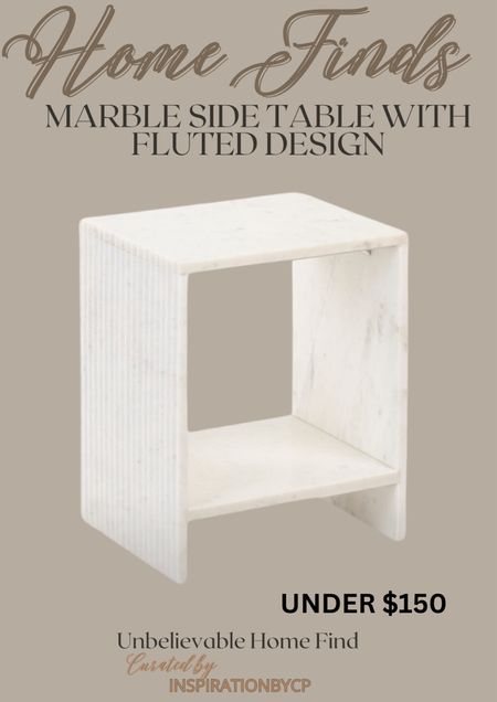 Marble side table
Affordable home decor, marble table, fluted table, look for less

#LTKHome #LTKSaleAlert