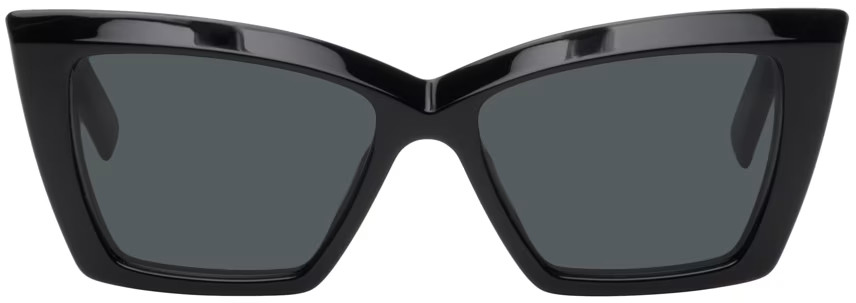 Black SL 657 Sunglasses | SSENSE