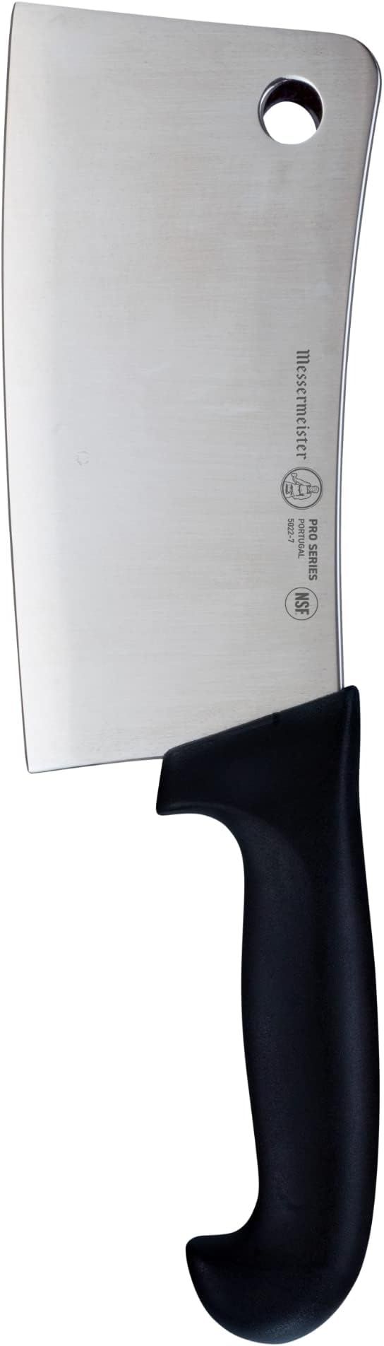 Messermeister Pro Series 7” Heavy Meat Cleaver - German X50 Stainless Steel & NSF-Approved Poly... | Amazon (US)