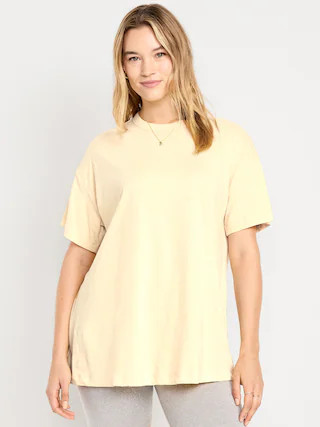 Oversized EveryWear Tunic T-Shirt | Old Navy (US)