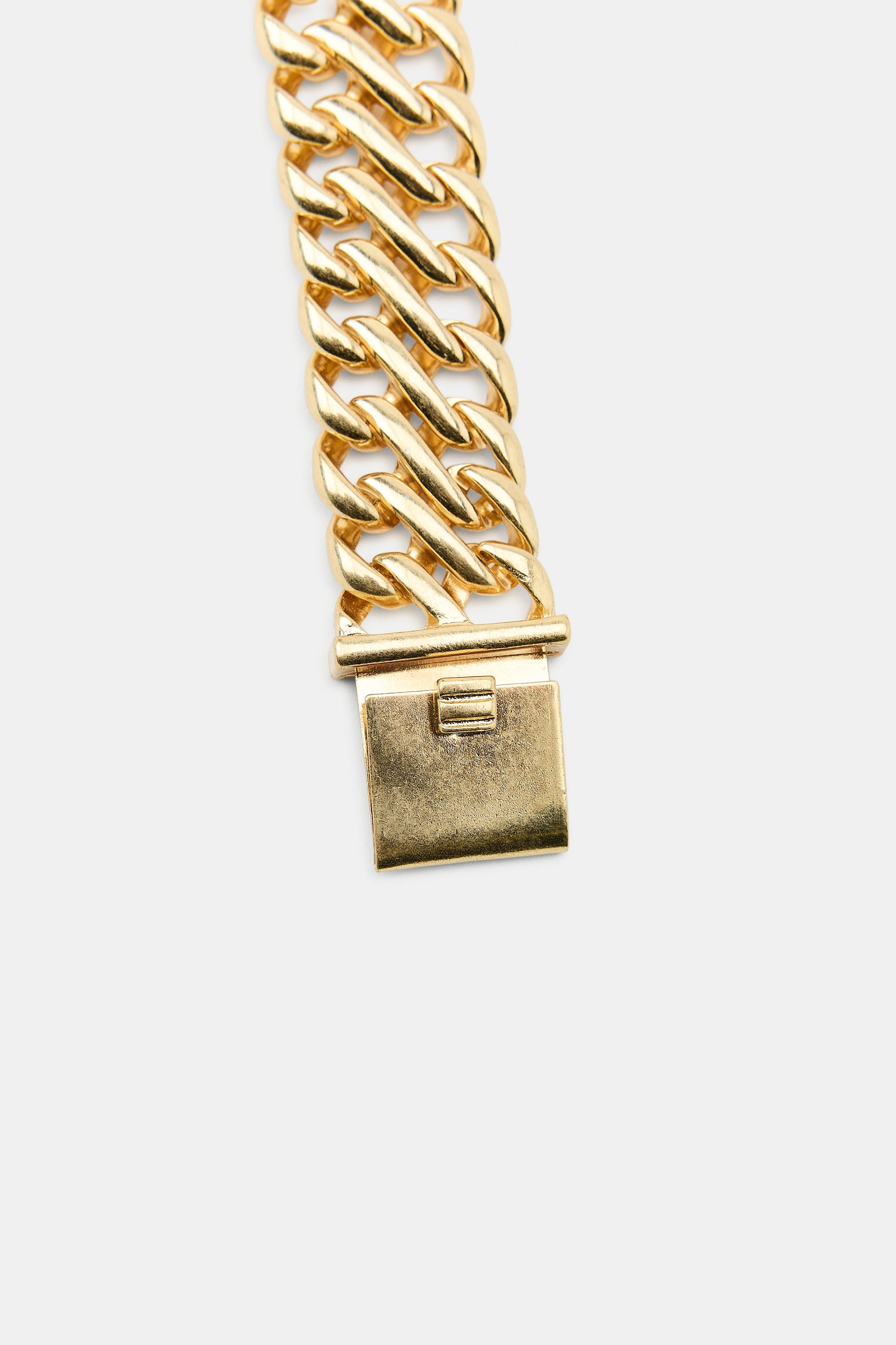 PACK OF 2 CHUNKY METAL BRACELETS | Zara US