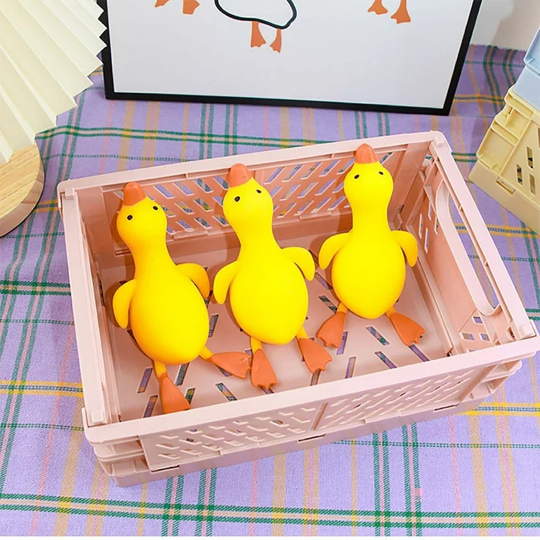 Duck Squeeze Stress Toy, Soft Silicone Anxiety Relief Fidget with Realistic Design, Portable Desk... | Walmart (US)