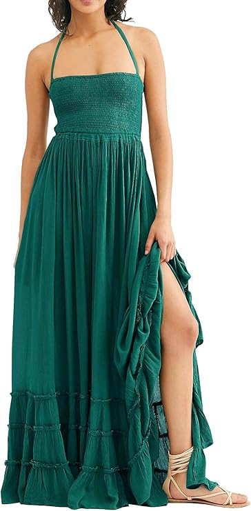 R.Vivimos Womens Summer Boho Sexy Backless Long Dresses | Amazon (US)