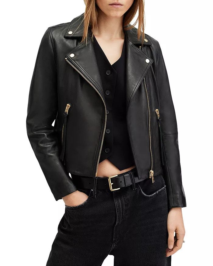 Dalby Leather Biker Jacket | Bloomingdale's (US)