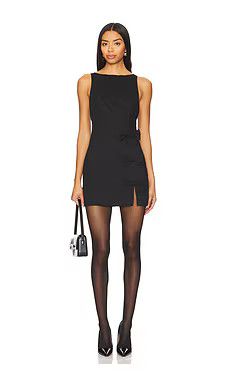 MORE TO COME Meryl Mini Dress in Black from Revolve.com | Revolve Clothing (Global)