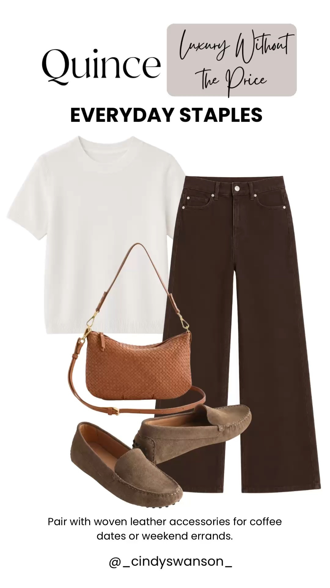 These are the kind of wardrobe staples that make getting dressed effortless. A classic ivory knit, rich brown straight-leg jeans, suede driving loafers, and a woven leather crossbody create a timeless outfit you’ll wear on repeat from weekday errands to weekend coffee dates.

💡 LTK MADE EASY
❤️ Heart = Support my posts!
🔖 Save = Get sale & restock alerts
📋 Lists = Keep favorites organized
📲 Share = Send lists and products to a friend. Hello, Christmas List!
💬 Comment = Ask me anything about what I’m wearing. :-)

#LTKootd #LTKSeasonal #LTKOver40