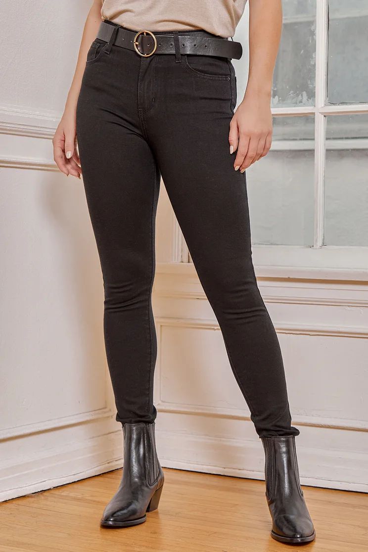 721 Black High Rise Skinny Jeans | Lulus (US)