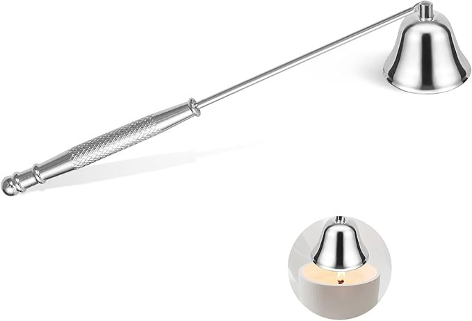 Candle Extinguisher with Long Handle, Metal Wick Snuffer Candle Snuffer Accessory with Long Handl... | Amazon (US)