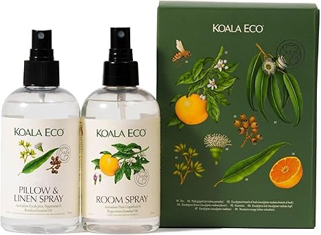 Koala Eco Aromatherapy Gift Collection - Room & Linen, Beautifully Packaged - with Australian Lem... | Amazon (US)