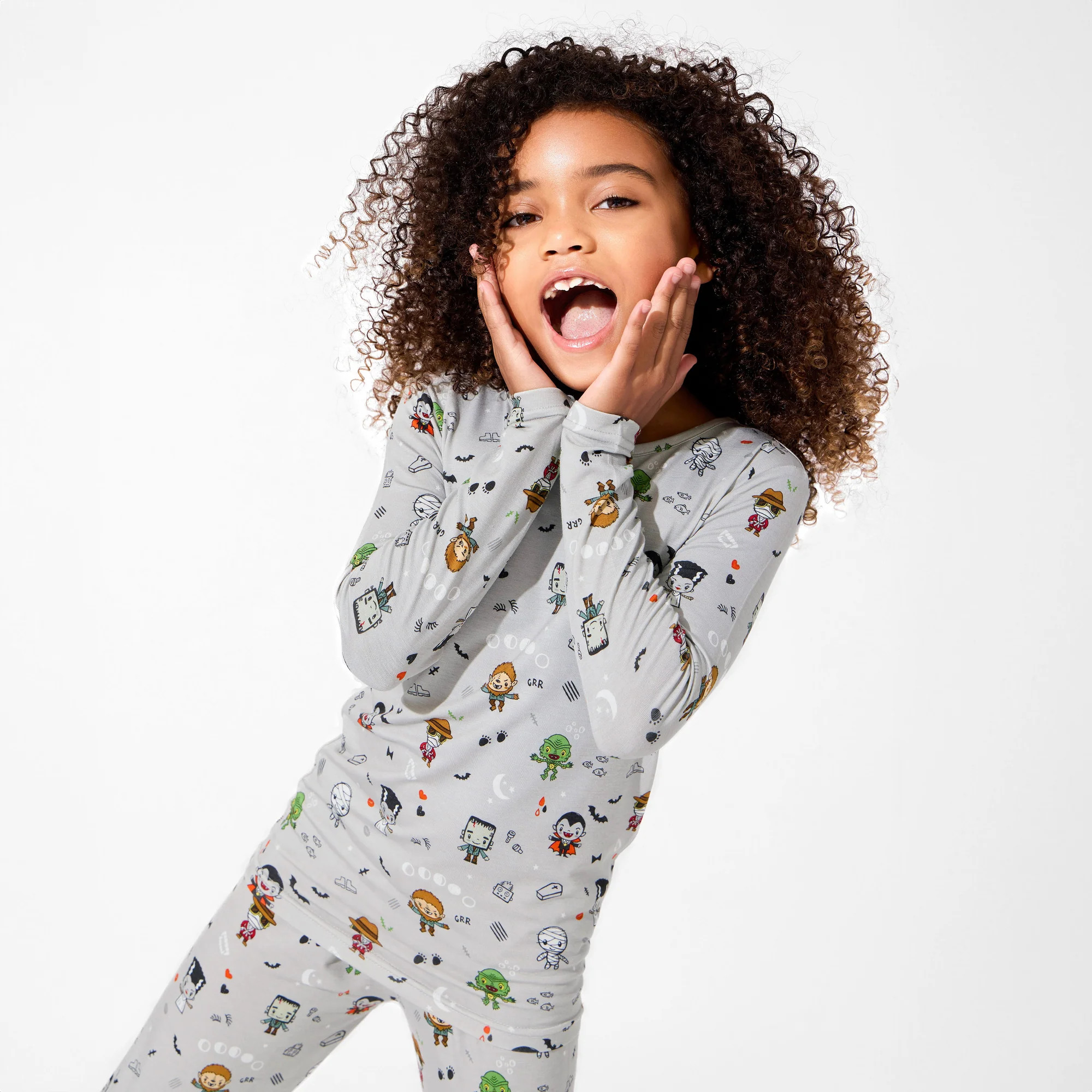 Little Monsters Bamboo Kids Pajamas | Bellabu Bear