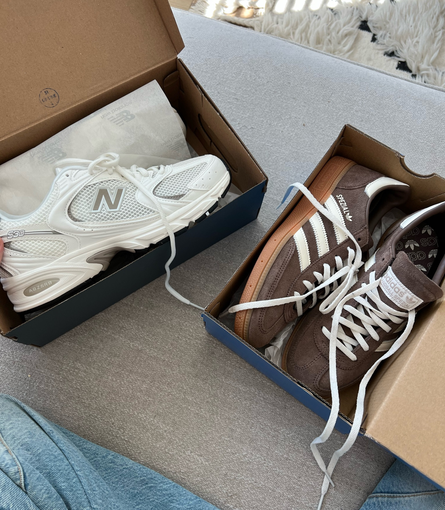 cutie neutral sneakers!!! love these cause they can really go with anything 🤪 sized down half a size in the NB! sized down a full size in the adidas 🤍

#LTKActive #LTKshoecrush #LTKfitness