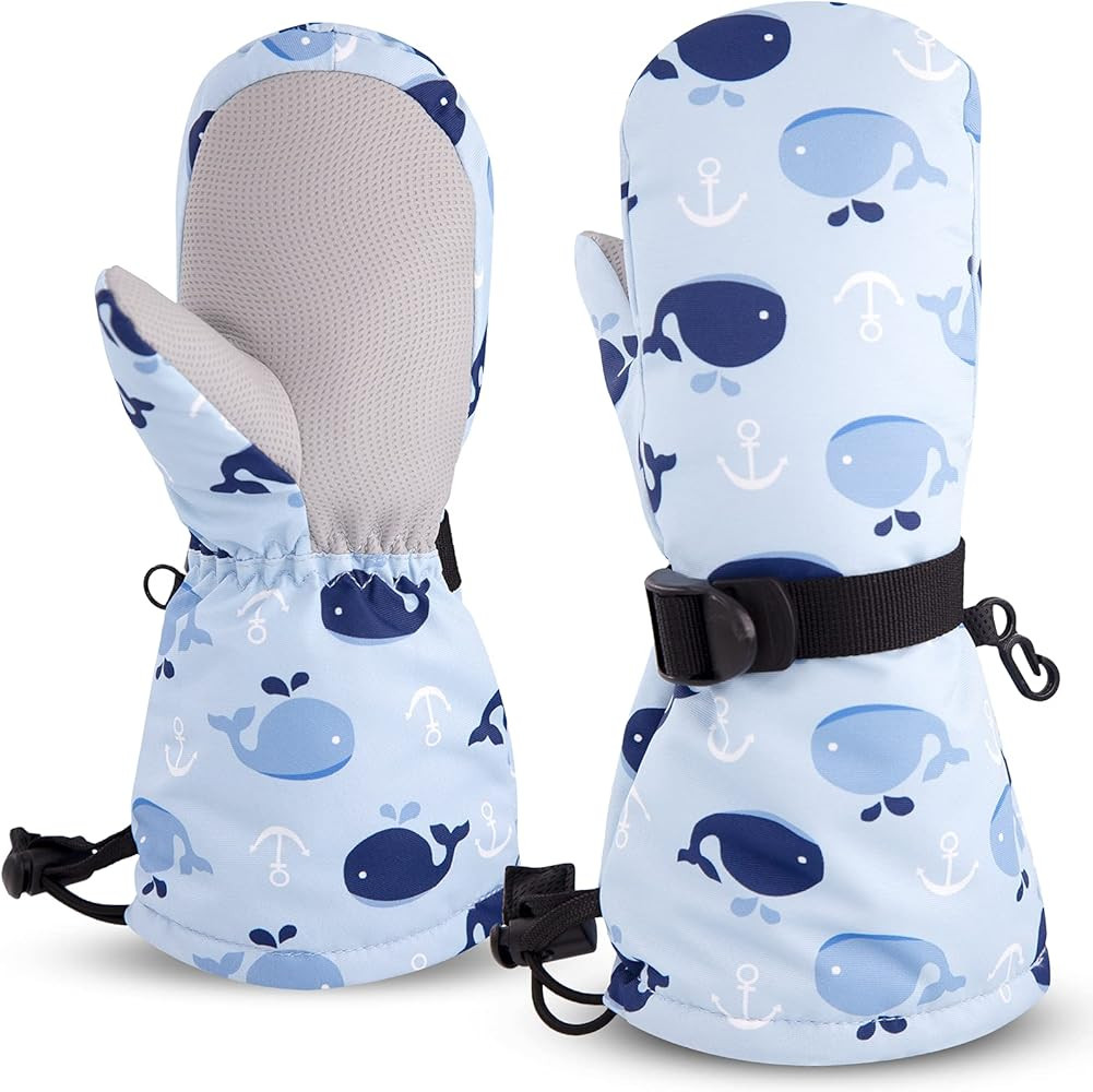 BAVST Winter Kids Waterproof Gloves for Boys Girls Snow Ski Toddler Baby Mittens Outdoor for Infa... | Amazon (US)
