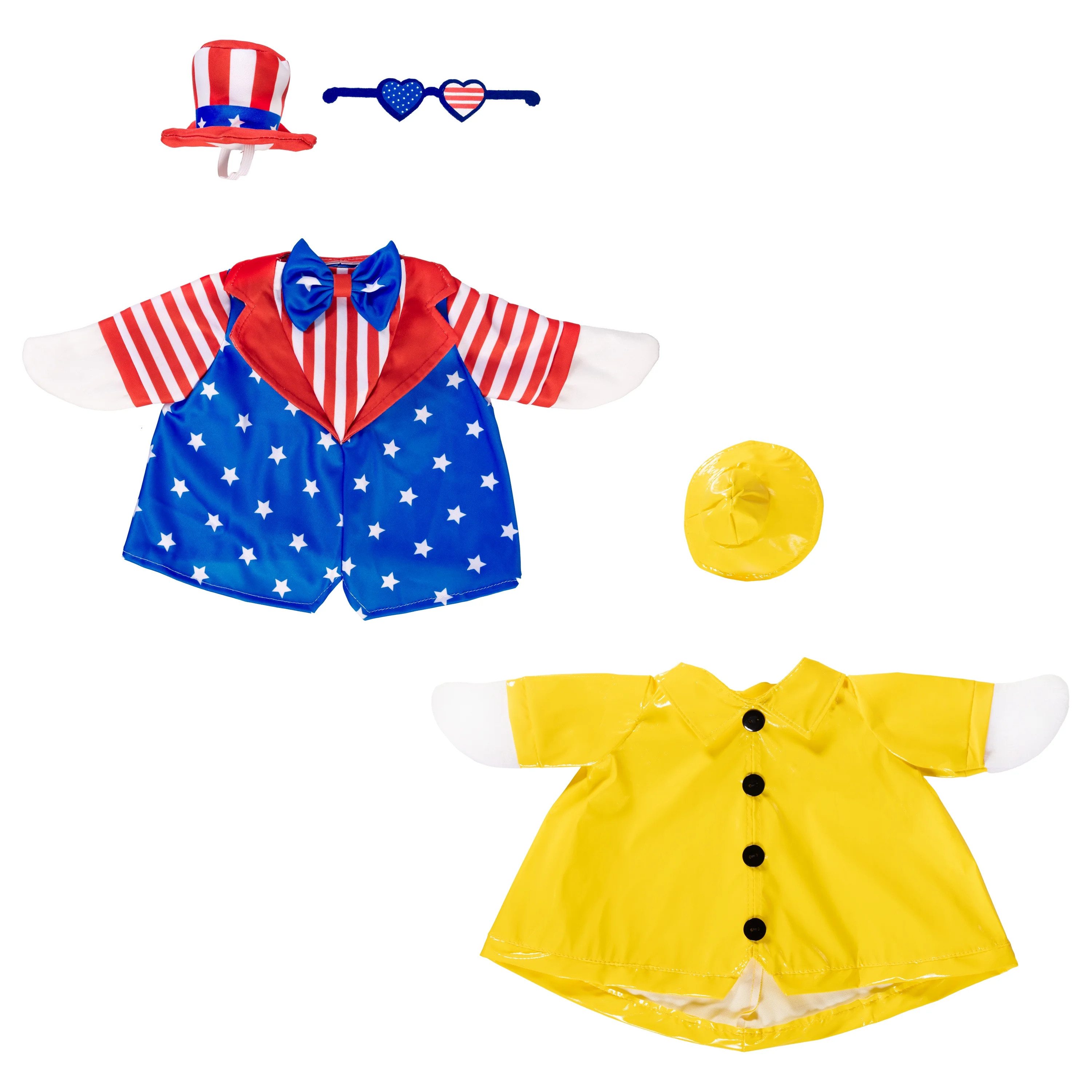 Mainstays Spring Rain Coat & Patriotic Porch Goose Outfit, Set of 2 - Walmart.com | Walmart (US)