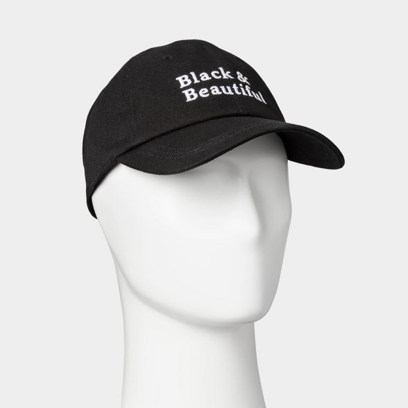 Black History Month 'Black Is Beautiful' Cap - Black One Size | Target