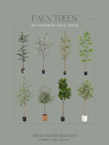 Faux trees I’m loving! We have a few of these in our home including the Nearly Natural Citrus tree, and the beautiful Pottery Barn Black Olive tree. Both are so pretty! All great options at various price points. 

#LTKhome #LTKstyletip