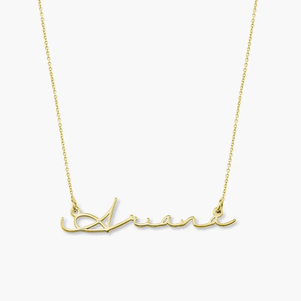 Signature Style Name Necklace in 18k Gold Vermeil | MYKA