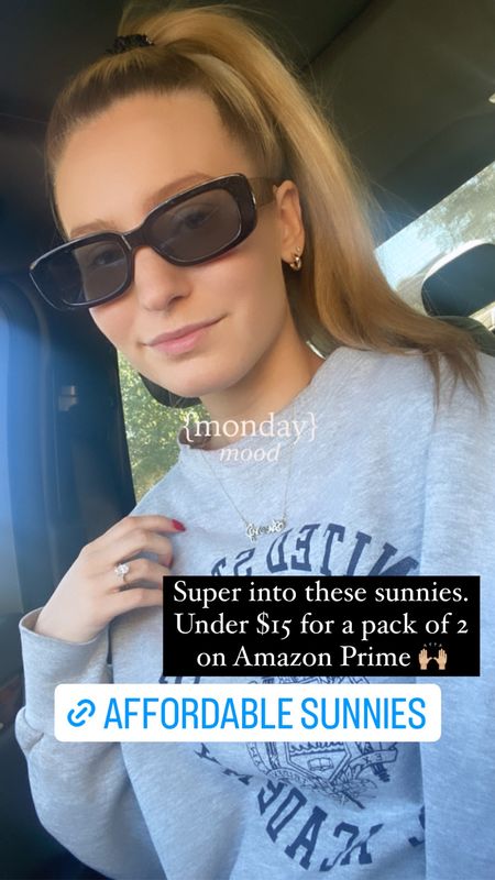 Amazon sunglasses - sunnies pack of 2 on amazon prime for under $15 with free 2 day shipping 🙌🏼 Amazon fashion find! Affordable accessories on sale now from my Amazon storefront - linking tons of designer dupe sunglasses from Amazon under $20 to get the luxury look for less 💜

#LTKunder50 #LTKsalealert #LTKunder100
