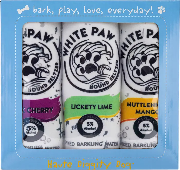 White Paw 3-Piece Variety Pack Plush Dog Toy Set | Nordstrom