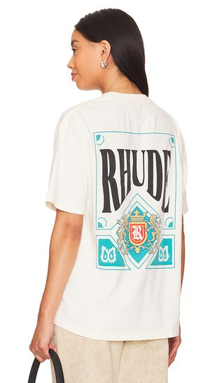 Card Tee in Vintage White | Revolve Clothing (Global)