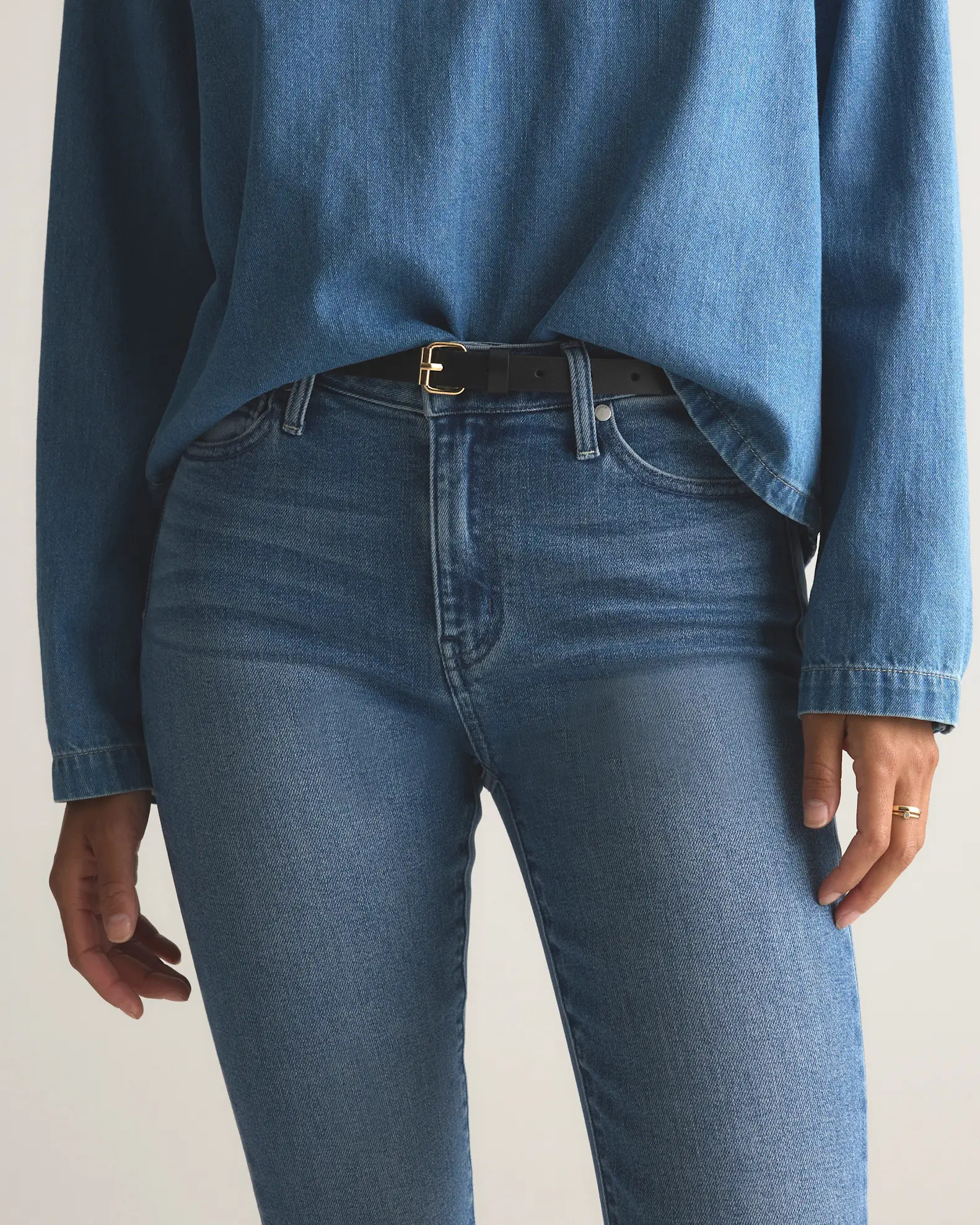 Bella Stretch Kick Flare Jeans | Quince