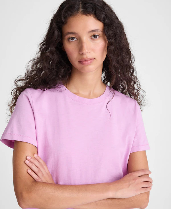 The Easy Crop Crewneck Tee in Soft Slub | Madewell