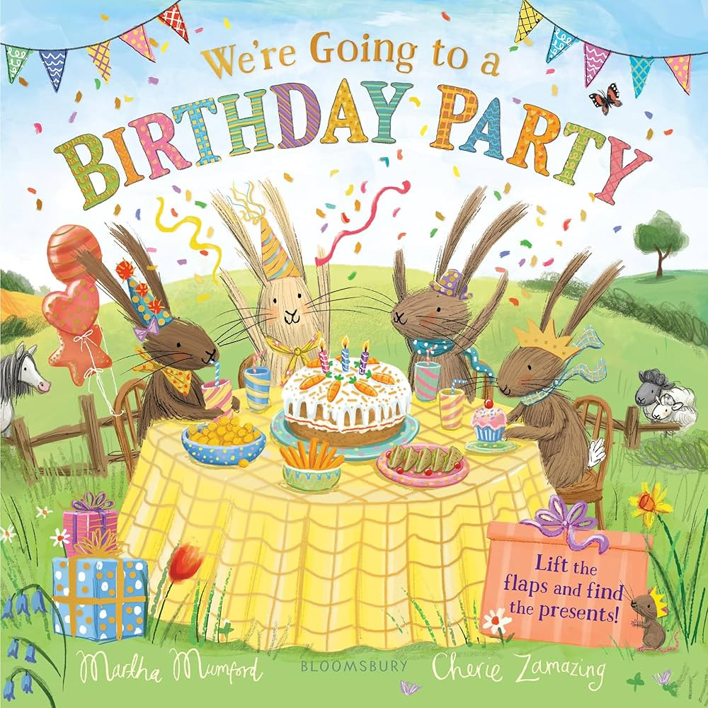 We're Going to a Birthday Party: A Lift-the-Flap Adventure (The Bunny Adventures) | Amazon (US)