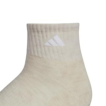 adidas Women's Ankle Socks, Athletic Cushioned Quarter Fit, 6-Pack, Durable, Comfortable, Cooling... | Amazon (US)