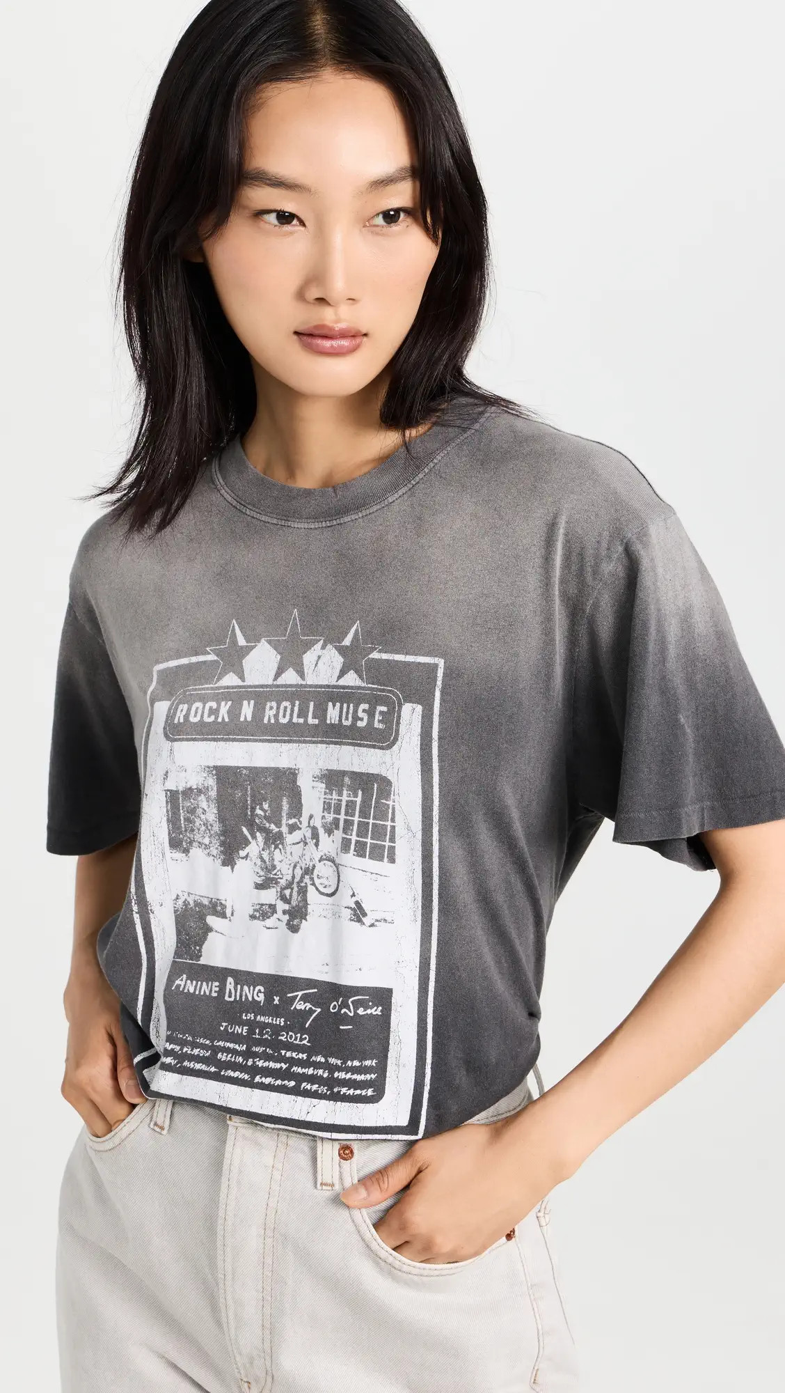 ANINE BING Anine Bing x Rolling Stones Lili Tee | Shopbop | Shopbop