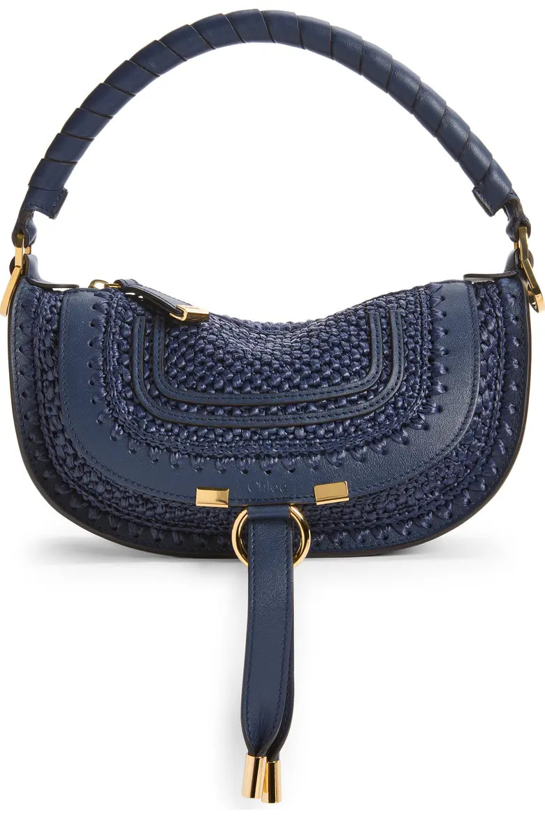 Mini Marcie Raffia Effect Shoulder Bag (Women) | Nordstrom | Nordstrom