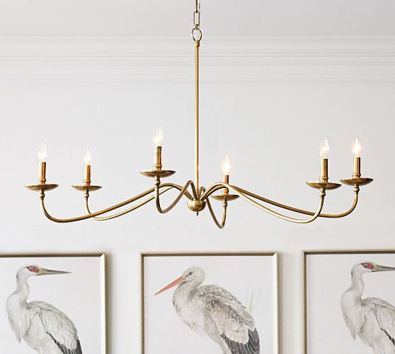 Lucca Iron Chandelier (38"-50") | Pottery Barn (US)