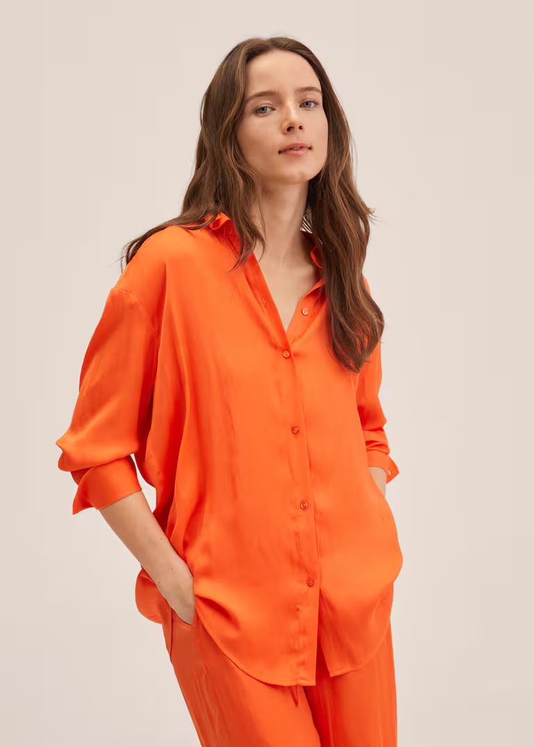 Chemise fluide oversize | MANGO (FR)