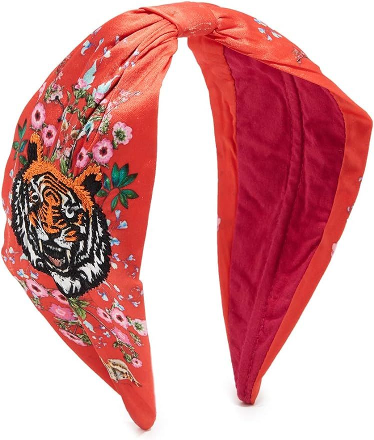 NAMJOSH Women's Tiger Embroidered Headband | Amazon (US)
