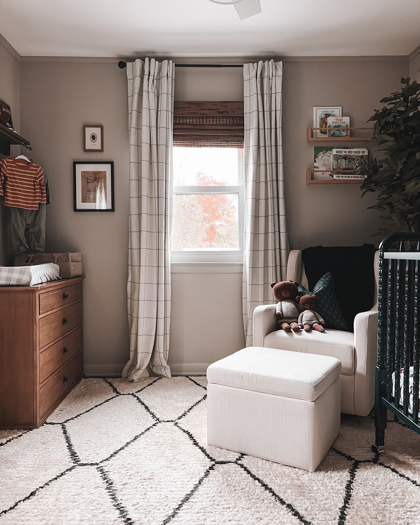 our little toddler Rome has outgrown his nursery & baby # 3 on the way will be taking it over soon.. it works out well that we’re having another boy because I don’t plan to change TOO much in here. But I will be adding some personal details that make it feel like the new babies own 🤎. I still love the subtle & simple vintage sports theme we did in here and the setup/flow has worked well for both Saylor & Rome when they were babies! You could say my home is well setup for babies by now, ha 😉
Nursery sources are on www.everythingerin.blog or posted in my stories. 
#nurseryinspo #boysnursery #nurserydecor #boysnurserydecor