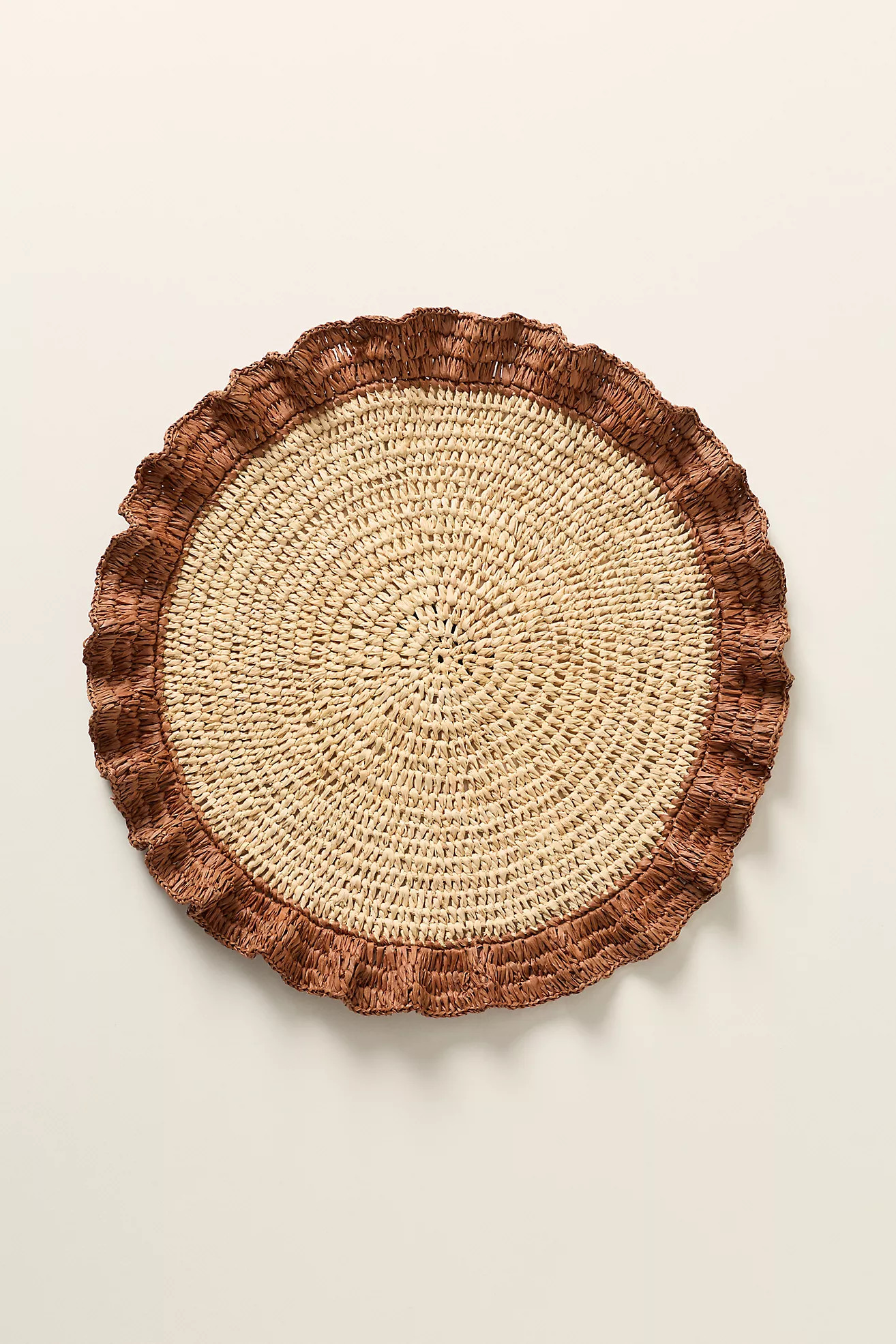 Handwoven Ruffle Placemat | Anthropologie (US)