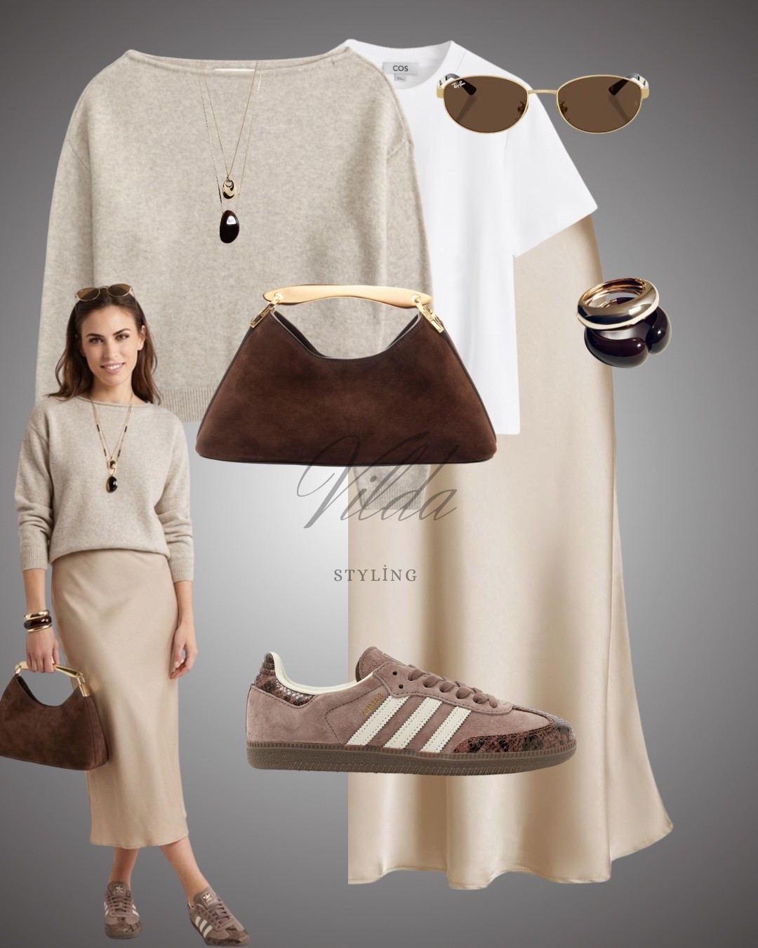 Nothing beats a monochromatic moment. 🍦 Mixing textures is the secret to making neutrals pop—think soft cashmere meets silky satin. This look is my current uniform for elevated everyday wear. #LTKstyle #QuietLuxury #MonochromeOutfit #SatinSkirt

#LTKSeasonal #LTKspringtrends #LTKUK