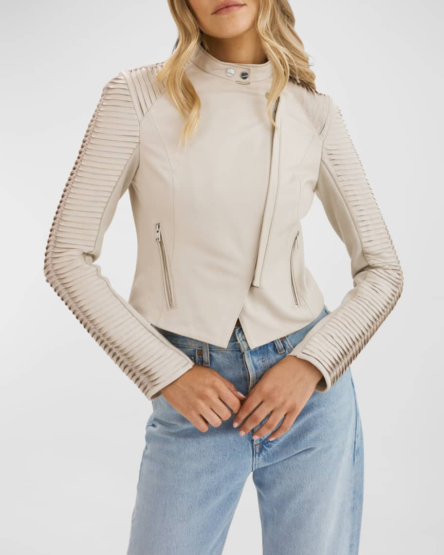 LaMarque Azra Leather Moto Jacket | Neiman Marcus