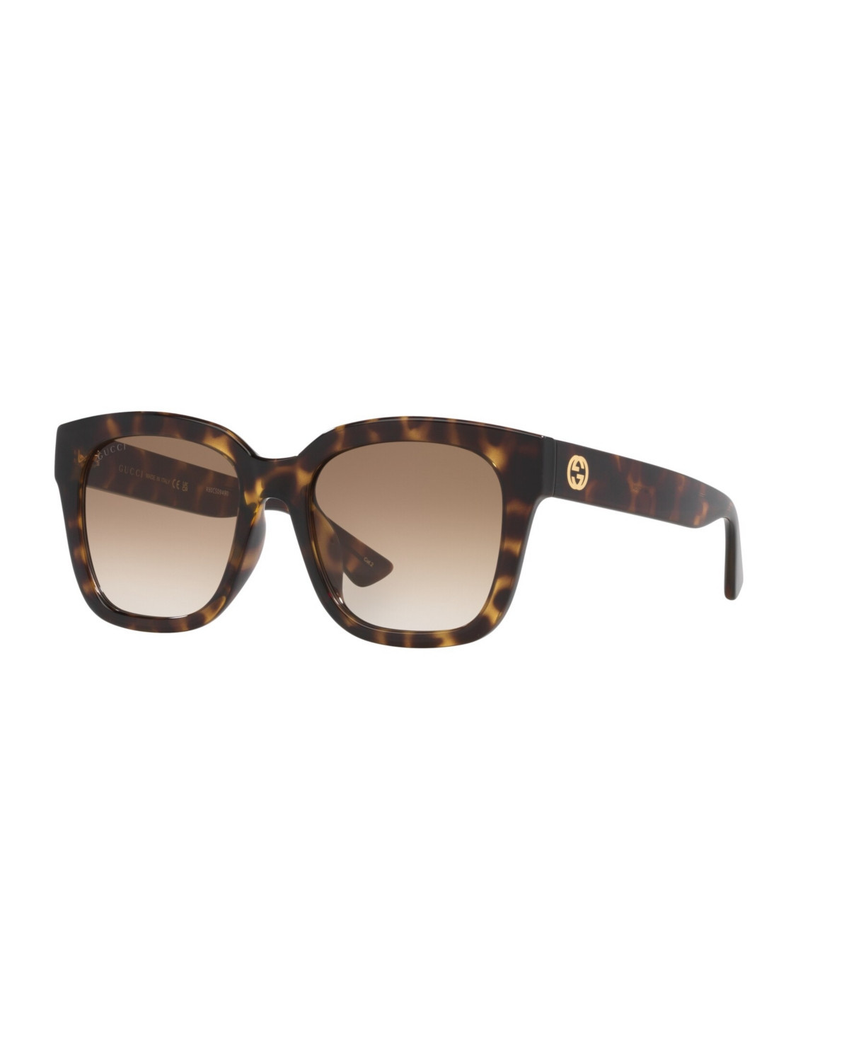 Gucci Women's Rectangle Sunglasses, GG1338SK GC002243 - Tortoise | Macy's