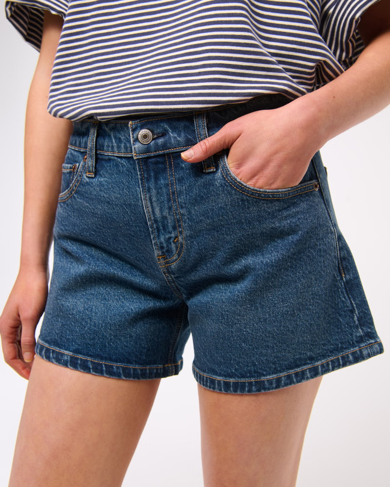 Mid Rise A-Line Short | Abercrombie & Fitch (US)