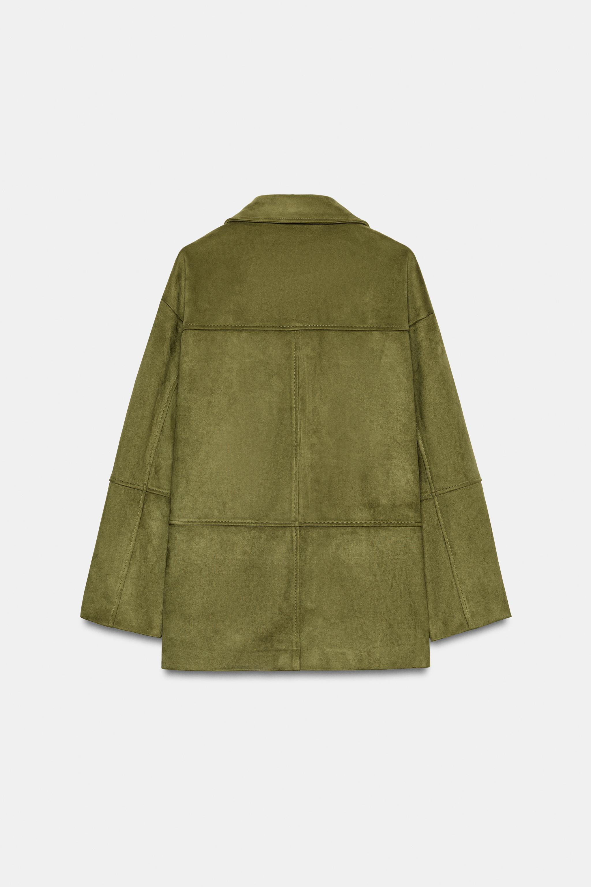 FAUX SUEDE COAT | Zara US