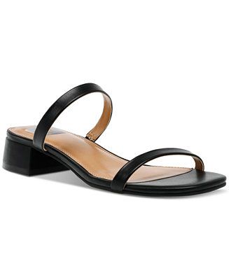 DV Dolce Vita Women's Nadonna Block-Heel Barely-There Slides & Reviews - Sandals - Shoes - Macy's | Macys (US)
