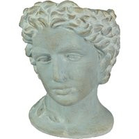 Distressed Cement Classic Greek Warrior Bust Indoor/Outdoor Head Planter | Etsy (US)