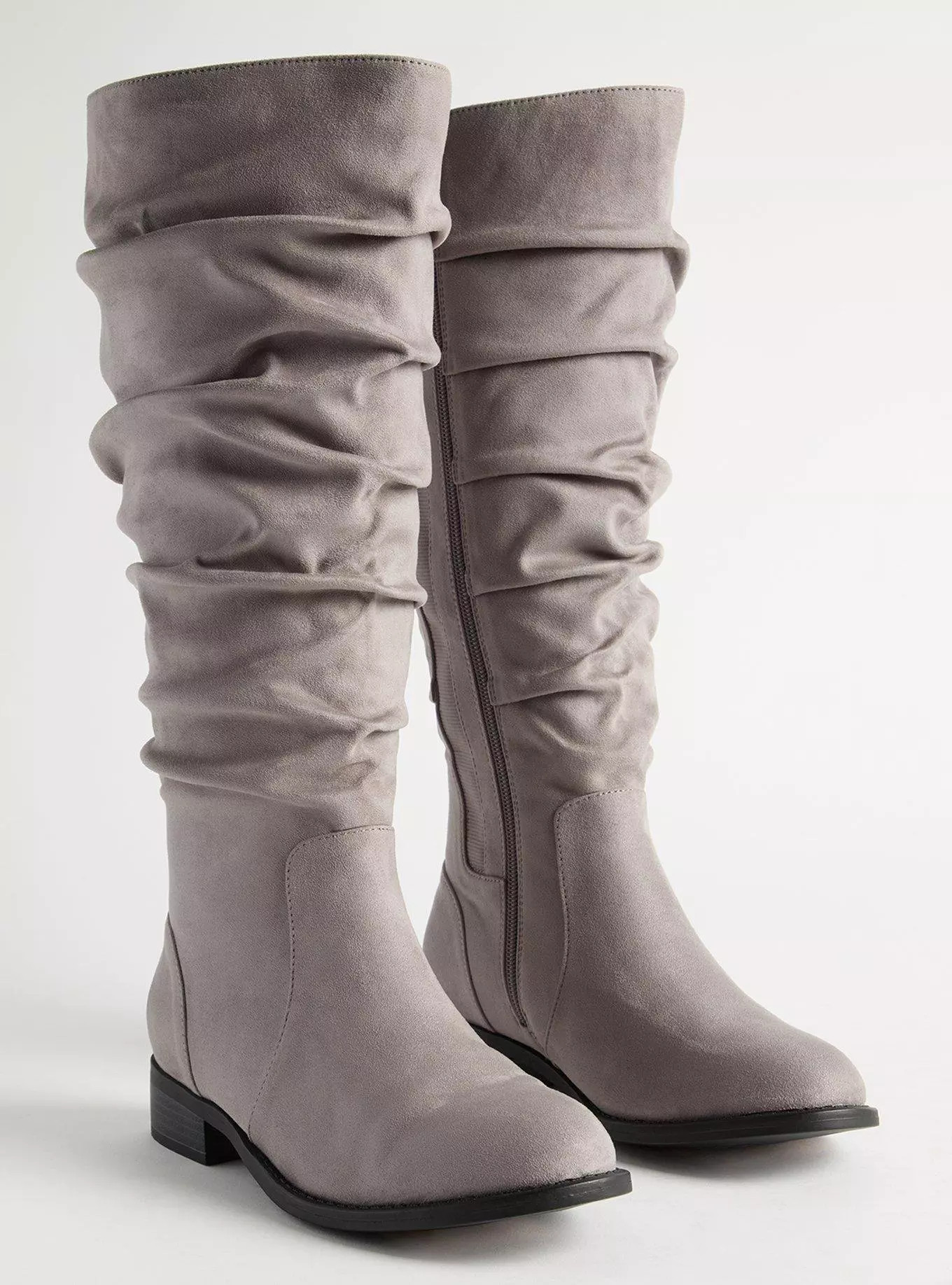Slouch Flat Knee Boot (WW) | Torrid (US & Canada)