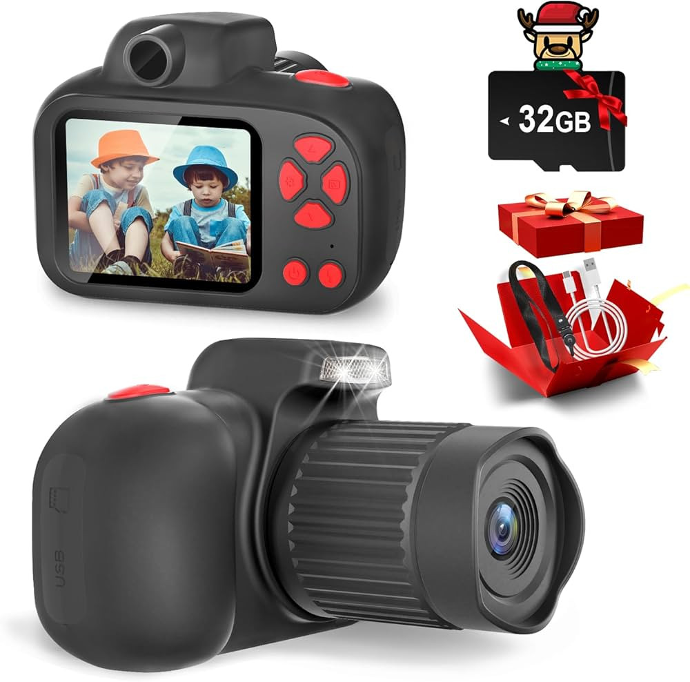 Temodu Kids Camera, Best Birthday Festival Toys Gifts for Girls Boys Age 3 4 5 6 7 8 9 10 11 12 Y... | Amazon (US)