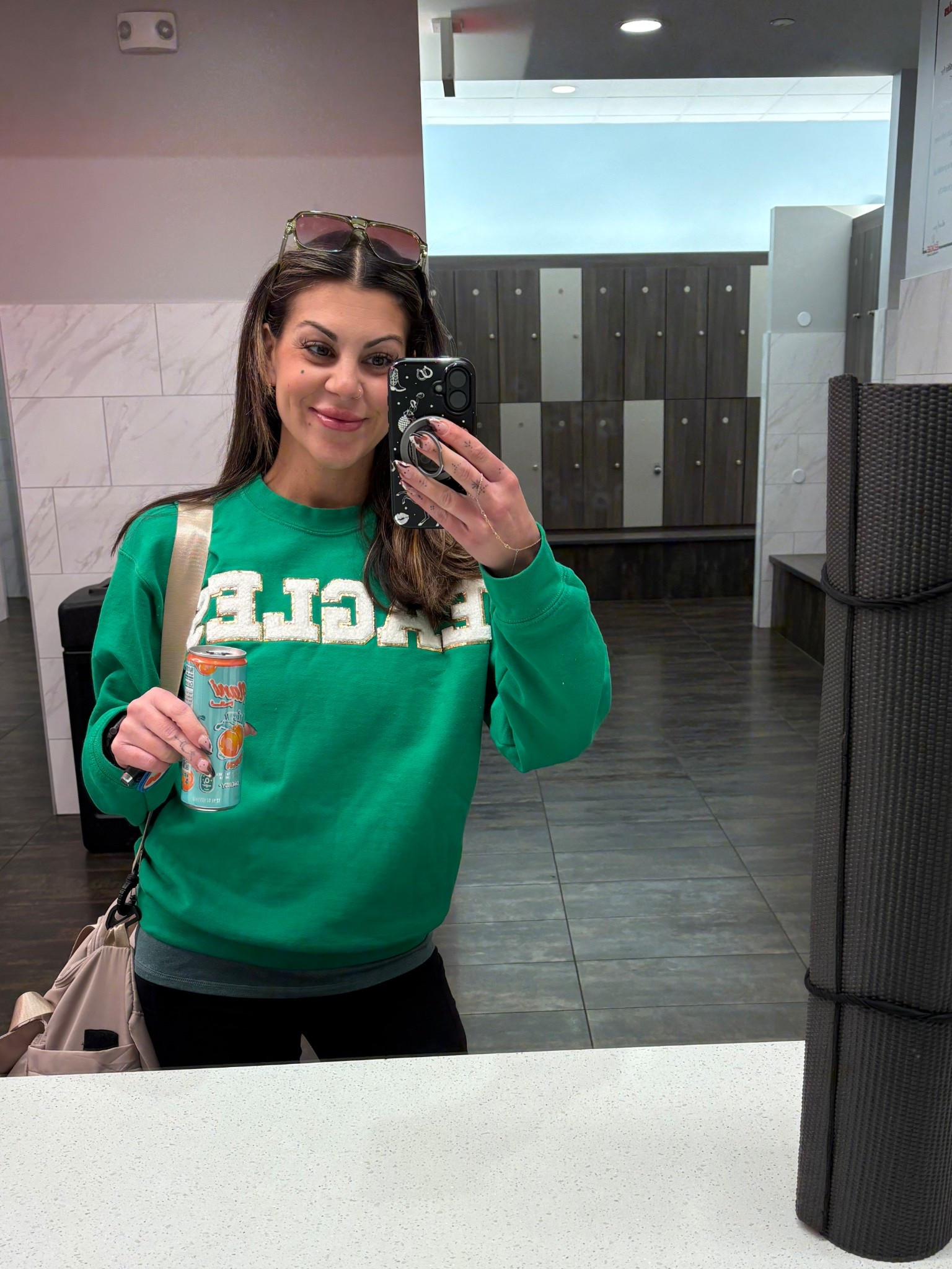 Sunday workout complete!! ✔️
Time to sit back and route on the Birds!! 🏈 
Order your custom crewneck now and cheer on your fav team!! 

#LTKFindsUnder50 #LTKfitnessgoals #LTKootd