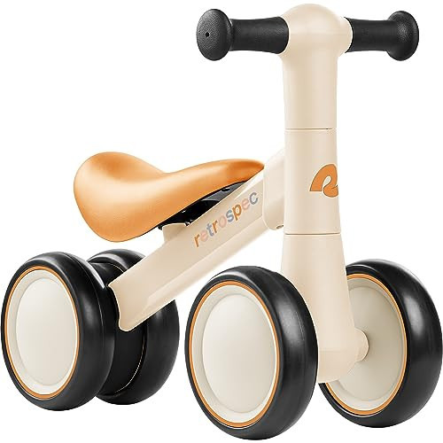 Retrospec Cricket Baby Walker Balance Bike with 4 Wheels for Ages 12-24 Months - Toddler Bicycle Toy for 1 Year Old’s - Ride On Toys for Boys & Girls | Amazon (US)
