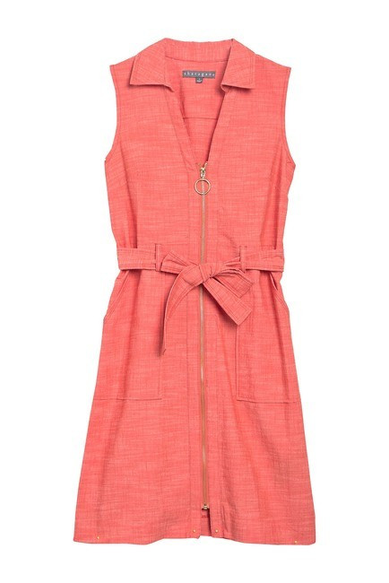 Venice O-Ring Zip Sleeveless Shirt Dress | Nordstrom Rack