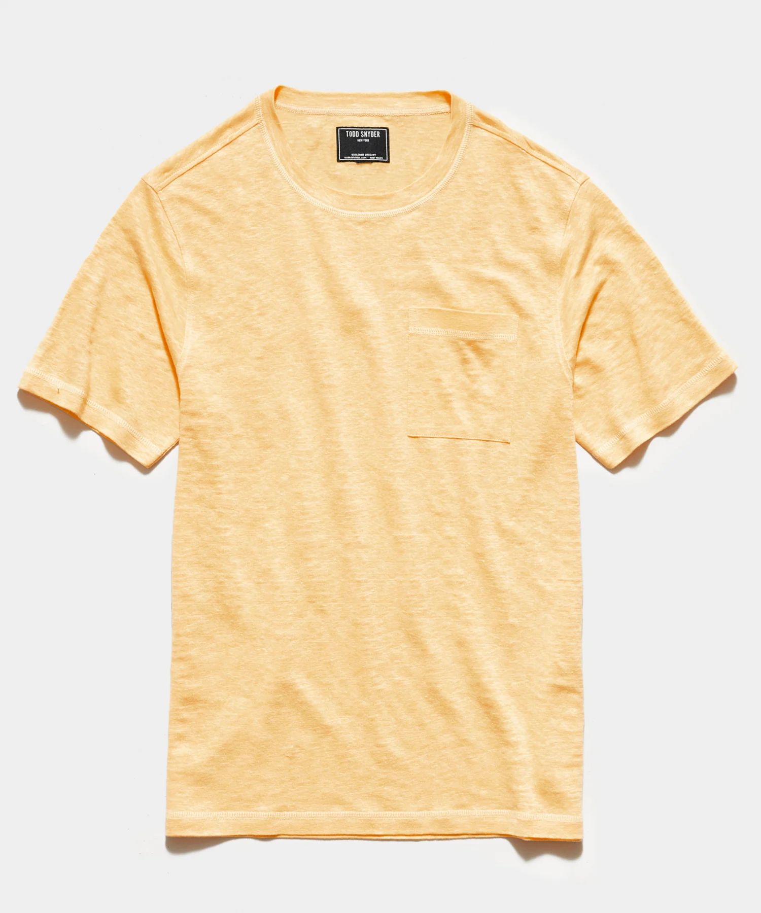 Linen Jersey T-Shirt in Sunshine | Todd Snyder